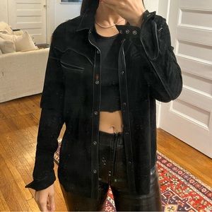 Vintage suede cowboy shirt